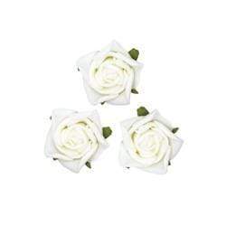 AussieSuperStore Art & Craft Essentials Iceberg 25mm Foam Rose Head (in 7 colours) 25mm Foam Rose Head | Artificial Craft Flower Party Decoration 9323823162351 RHF4IB
