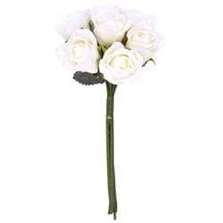 AussieSuperStore Art & Craft Essentials Iceberg Foam Rose with 7 Head (in 8 colors) Foam Rose with 7 Head | Artificial Craft Flower Party Decoration 9323823162313 RBF11IB