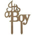 AussieSuperStore Art & Craft Essentials It's a Boy Wooden Shapes Cake Topper (in 2 design) Wooden Shapes Cake Topper (in 2 design) | Craft Wooden Shapes | Laser cut Wooden Shapes 9331468051435 VCWD32