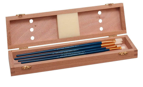 AussieSuperStore Art & Craft Essentials Jasart Artists Brush Box Jasart Artists Brush Box | Brush Storage Box  9311960313668 0313660