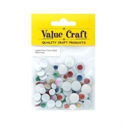 AussieSuperStore Art & Craft Essentials Joggle Eyes Fluorescent Joggle Eyes Fluorescent | Googly or Wiggle Eye 9331468014874 VCE06
