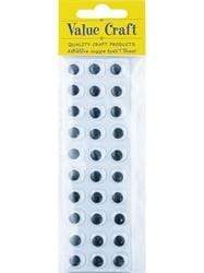 AussieSuperStore Art & Craft Essentials Joggle Eyes Round Joggle Eyes Round | Googly or Wiggle Eye 9331468048121 VCE09