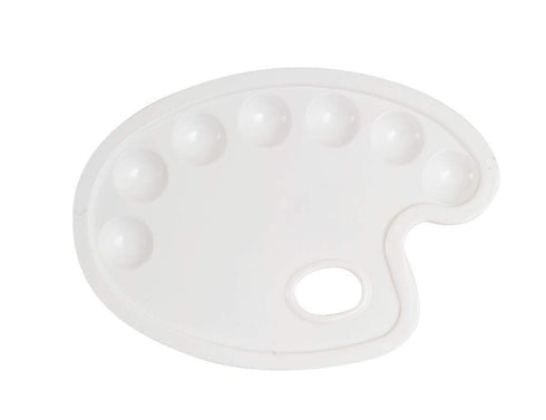 AussieSuperStore Art & Craft Essentials Kidney Plastic Palette Kidney Plastic Palette | Artist Palette 9311960288058 0288050