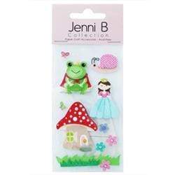 AussieSuperStore Art & Craft Essentials Kids Theme 3D Stickers (in 7 styles) Kids Theme 3D Stickers | Scrapbooking Stickers | Embellishments