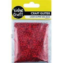 AussieSuperStore Art & Craft Essentials Laser Glitter Red Laser Glitter Red | Kids Craft Glitter 9331468049265 VCGXR
