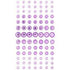 AussieSuperStore Art & Craft Essentials Lavender Rhinestones (in 2 colours) Rhinestones Stickers (in 2 colours) | Craft Party Embellishments 9331468042679 VCRST011