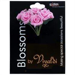 AussieSuperStore Art & Craft Essentials Light Pink Foam Rose (in 8 colors) Foam Rose(in 8 colors) | Floral Craft Supplies | Floral Embellishments 9323823174811 FLFMB19