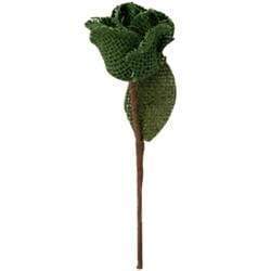 AussieSuperStore Art & Craft Essentials Lime Hessian Rose (in 3 colors) Hessian Rose (in 3 colors) | Artificial Flower Party Decoration 9323823178079 FLHR03