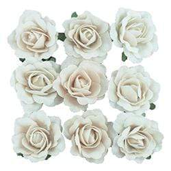 AussieSuperStore Art & Craft Essentials Linen Rose Head 40mm Linen Rose Head 40mm | Artificial Craft Flower Party Decoration 9323823186333 RHF6NT