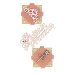 AussieSuperStore Art & Craft Essentials Little Princess 3pcs Kids Theme 3D Stickers (in 7 styles) Kids Theme 3D Stickers | Scrapbooking Stickers | Embellishments 9323823146429 JBS022