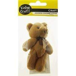 AussieSuperStore Art & Craft Essentials Little Teddy Bear Light Brown Little Teddy Bear Light Brown | Stuffed Animals | Tiny Plush Toys & Teddy Bears 9331468054498 VJY183