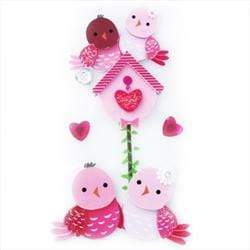 AussieSuperStore Art & Craft Essentials Love Birds 8pcs Garden Theme 3D Stickers (in 11 styles) Garden Theme 3D Stickers | Scrapbooking Stickers | Embellishments 9323823176372 JBS127