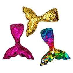 AussieSuperStore Art & Craft Essentials Mermaid Tail Sequined Puffy Shapes (in 2 Varieties) Sequined Puffy Shapes (in 2 Varieties) | Craft Party Scrapbooking Embellishment Decoration 9331468055099 VJY662