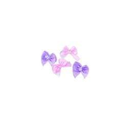 AussieSuperStore Art & Craft Essentials Mini Bows with Beads Pink & Lavender Mini Bows with Beads Pink & Lavender | Scrapbooking Embellishments 9331468004615 VBW102