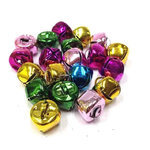 AussieSuperStore Art & Craft Essentials Multi Colours Folley Bells 12mm (in 3 colour) Folley Bells 12mm (in 3 colour) | Jingle Bells for Crafting | Craft Bells | Craft Sleigh Bells FB912AS