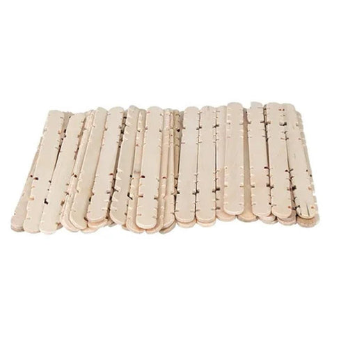 AussieSuperStore Art & Craft Essentials Natural Colour Wooden Construction Sticks 1000pcs (in 2 colours) Wooden Construction Sticks 1000pcs | Craft Wooden Popsicle Sticks | Wooden Shapes items CNC507