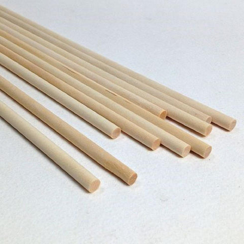 AussieSuperStore Art & Craft Essentials Natural Colour Wooden Dowel Rod (in 2 colours) Wooden Dowel Rod (in 2 colours) | Craft Wooden Sticks | Wooden Shapes items WO103