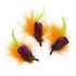 AussieSuperStore Art & Craft Essentials Orange/Green Feathers with Loops (in 3 varieties) Feathers with Loops (in 3 varieties) | Artificial Craft Feathers 9331468057611 VCF39