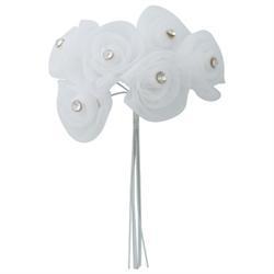 AussieSuperStore Art & Craft Essentials Organza Diamante Flowers (in 3 varieties) Organza Diamante Flowers (in 3 varieties) | Floral Craft Supplies