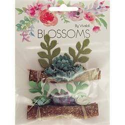 AussieSuperStore Art & Craft Essentials Ornamental Succulent Boat Ornamental Succulent Boat| Artificial Flower Party Decoration 9323823204068 BLOS19002