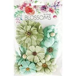 AussieSuperStore Art & Craft Essentials Pacific Blue Symphony Flowers (in 6 colors) Symphony Flowers | Artificial Craft Flower Party Decoration 9323823196318 BLOS17031