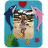AussieSuperStore Art & Craft Essentials Picture Dolphin Frame DIY Felt Craft Kit Picture Dolphin Frame DIY Felt Craft Kit | DIY Kits for Kids | Felting Supplies 9331468059578 VCFLT17