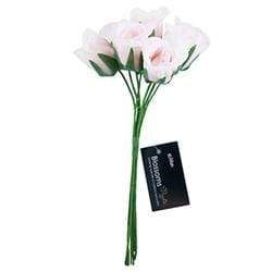 AussieSuperStore Art & Craft Essentials Pink Poly Rose (in 3 colors) Poly Rose (in 3 colors) | Artificial Craft Flower Party Decoration 9323823186272 RBF15PK