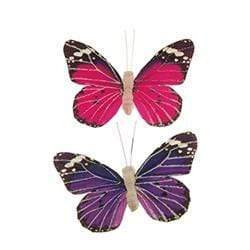 AussieSuperStore Art & Craft Essentials Pink-Purple Butterfly 9x6cm (in 4 varieties) Butterfly 9x6cm (in 4 varieties) | Craft Animal Embellishments 9323823204464 CRIT1908