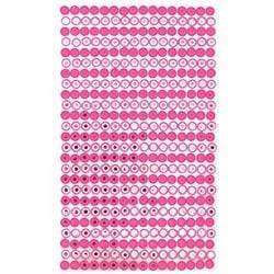 AussieSuperStore Art & Craft Essentials Pink Rhinestones (in 7 colours) Rhinestones Stickers (in 7 colours) | Craft Party Embellishment 9331468039136 VCRST003