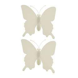 AussieSuperStore Art & Craft Essentials Plastic Butterfly DIY White 7cm Plastic Butterfly DIY White 7cm | Craft Animal Embellishments 9323823204396 CRIT1901