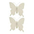 AussieSuperStore Art & Craft Essentials Plastic Butterfly DIY White 7cm Plastic Butterfly DIY White 7cm | Craft Animal Embellishments 9323823204396 CRIT1901