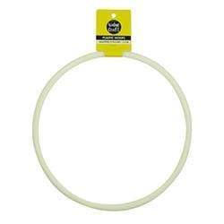 AussieSuperStore Art & Craft Essentials Plastic Hoops 21cm Plastic Hoops 21cm | Plastic hoop for embroidery or cross stitch | DreamCatcher Kit 9331468055259 VJY678