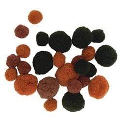 AussieSuperStore Art & Craft Essentials Pom Poms Brown Pom Poms Brown | Craft Pom Poms for Kids 9331468053187 VCP22
