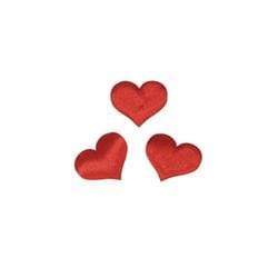 AussieSuperStore Art & Craft Essentials Puffy Shapes - Fabric Hearts Puffy Shapes - Fabric Hearts | Scrapbooking Embellishment 9331468025733 VPF17