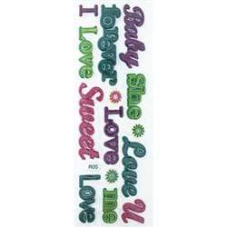 AussieSuperStore Art & Craft Essentials Puffy Stickers - Words Puffy Stickers - Words | Scrapbooking Embellishment 9331468044444 VCPS005