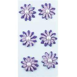 AussieSuperStore Art & Craft Essentials Purple Garden Theme Paper Flowers (in 4 colors) Garden Theme Paper Flowers | Scrapbooking Stickers | Embellishments 9323823186487 JBS161
