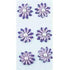 AussieSuperStore Art & Craft Essentials Purple Garden Theme Paper Flowers (in 4 colors) Garden Theme Paper Flowers | Scrapbooking Stickers | Embellishments 9323823186487 JBS161