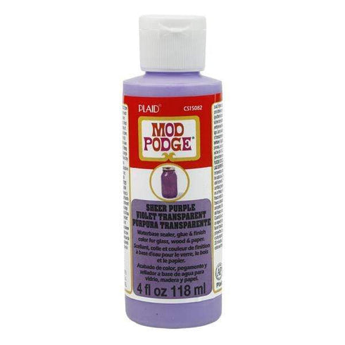 AussieSuperStore Art & Craft Essentials Purple Plaid Mod Podge Sheer Colour (in 6 colors) Plaid Mod Podge Sheer Color (in 6 colors) | Craft Mod Podge Sheer Color Part Number 900154-15087 PURPLE CS15082