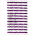 AussieSuperStore Art & Craft Essentials Purple Rhinestones (in 7 colours) Rhinestones Stickers (in 7 colours) | Craft Party Embellishment 9331468039143 VCRST004