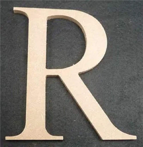 AussieSuperStore Art & Craft Essentials R Wooden Alphabet Letter - A to Z Wooden Alphabet Letter - A to Z | Craft Wooden Shapes |  Wooden Shapes WLMR