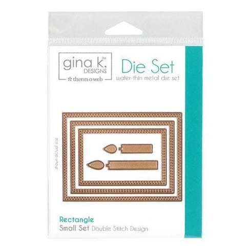 AussieSuperStore Art & Craft Essentials Rectangle Small Set Gina K Designs 3 Nested Die Set (in 8 styles) Gina K Designs 3 Nested Die Set | Craft Machine Die Set 011574
