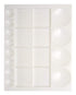 AussieSuperStore Art & Craft Essentials Rectangular Plastic Palette Rectangular Plastic Palette | Artist Palette 9311960288041 0288040
