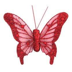 AussieSuperStore Art & Craft Essentials Red Critters Butterfly Gauze 6.5cm (in 6 colours) Critters Butterfly Gauze 6.5cm (in 6 colours) | Craft Embellishment 9323823160814 CRIT056