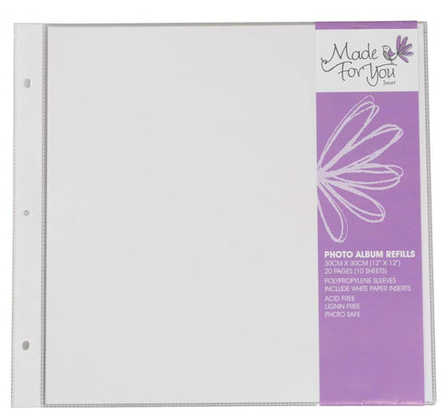 AussieSuperStore Art & Craft Essentials Refills Scrapbooking Album & Refill 30 x 30cm (in 4 colours) Scrapbooking Album & Refill 30 x 30cm(in 4 colours) | Scrapbooking 9311960378018 0378010