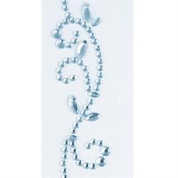 AussieSuperStore Art & Craft Essentials Rhinestones Flourish Silver Rhinestones Stickers Flourish Silver | Craft Party Embellishment Decor 9331468046400 VCR110