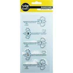 AussieSuperStore Art & Craft Essentials Rhinestones Keys Rhinestones Stickers Keys | Craft Party Embellishment Decoration 9331468049821 VCR208