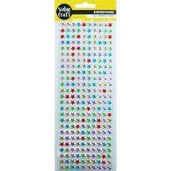 AussieSuperStore Art & Craft Essentials Rhinestones Star Multicolour Rhinestones Stickers Star Multicolour | Craft Embellishment Decoration 9331468049838 VCR209