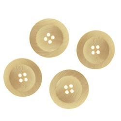 AussieSuperStore Art & Craft Essentials Round Large Wooden Shapes Buttons (in 2 styles) Wooden Shapes Buttons (in 2 styles) | Craft Wooden Shapes | Wood craft 9331468051770 VJY427