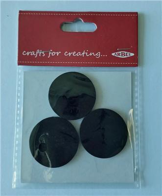 AussieSuperStore Art & Craft Essentials Round Magnet 33 mm Round Magnet 33 mm | Craft Magnets | Flexible Magnetic Shape Sheet   MG9R33
