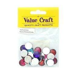 AussieSuperStore Art & Craft Essentials Round Rhinestones Round Rhinestones | Craft Party Embellishment Decoration 9331468023715 VCRRFB